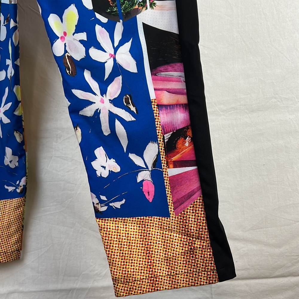 Clover Canyon “Room with a View” XS Pants NWT Abstract Art Joggers - Picture 8 of 12